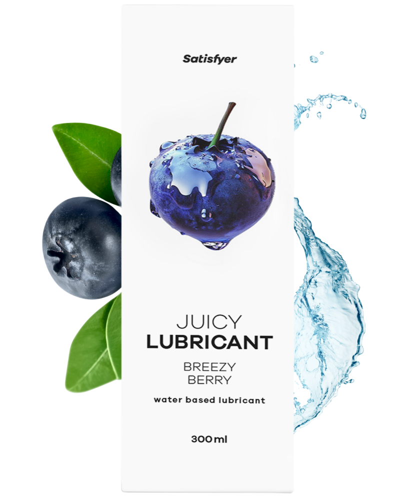 Lubrifiant à base d'eau Myrtille fraiche 300 ml Satisfyer 